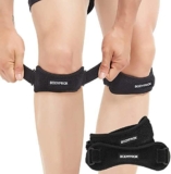 Patella Tendon Knee Strap 2 Pack, Knee Pain Relief Support Brace For Hiking, Soccer, Basketball, Running, Jumpers Knee, Tennis, Tendonitis, Volleyball & Squats