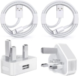 【Apple MFi Certified】iPhone Charger Plug and 1M Cable,2 Pack USB Plug with Lightning Cable,Compatibles with iPhone 14/14 Pro/14 Pro Max/13/13 Pro/13 Pro Max/12/12 Pro/SE/11/11 Pro/XS Max/XR/X/8/7/iPad