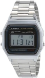Casio Men’s Classic Digital Retro Daily Alarm Micro Light Watch A158WA-1D Water Resistant