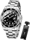 BENYAR Mens Watches – Stylish Luminous Watch for Men, Chronograph Analog Quartz Movement Men’s Wrist Watch, Fashion Waterproof Easy Read Business Watch