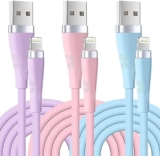 iPhone Charger [Apple MFi Certified] 3Pack 6FT/1.8M Fast Charging Cable Lead Long Apple Charger Cable for iPhone 14 13 12 11 Xs Max XR X 8 Plus 7 Plus 6 Plus 5s SE