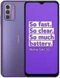 Nokia G42 5G 6.56” HD+ Smartphone Featuring Triple rear 50MP AI camera, 6GB/128GB Storage, 3-day battery life, Android 13, OZO 3D audio capture, QuickFix repairability and Dual SIM – Purple