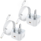 [Apple MFi Certified] 20W iPhone Fast Charger , 2 Pack PD 3.0 USB C Wall Charger Plug with 6.6FT USB-C to Lightning Cable,Compatible with iPhone 14/14 Pro/13/12/11/11Pro Max/XS Max/XS/XR/X/SE/8/iPad