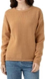 Simple&Opulence Women’s Pullover Sweaters,Soft and Skin-Friendly Long Sleeve Loose Fit Jumper Tops