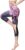 FLYILY Women’s Capris Sports Leggings Running Tights High Waist Bandage Stretch Fitness Yoga Pants