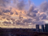 This evening’s sky in Toronto