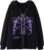 YINGKE Women’s Zip Up Hoodie Y2K Skeleton Print Sweatshirt Gothic Jacket E-Girl Harajuku Streetwear Lone Sleeve Pullover