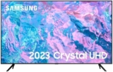 Samsung 55 Inch CU7100 UHD HDR Smart TV (2023) – 4K Crystal Processor, Adaptive Sound Audio, PurColour, Built In Gaming Hub, Streaming & Video Call Apps And Image Contrast Enhancer