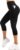 Leafigure Capri Leggings for Women High Waisted Athletic Shorts Workout Light Running Cycling Buttery Soft Yoga Shorts