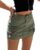 YILEEGOO Womens Y2K Low Waist Button Casual Mini Cargo Skirts with Pockets