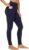 AMYTIS Gym Leggings for Women UK Stretch Soft Yoga Pants for Women Tummy Control Workout Sports Leggings with Pockets