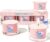 TRINIDa Sakura Festive Filled Votives Candles Gifts for Women, 17 Variants Scented Candles, Limited Edition 3 Pink Cherry Blossom Scented Candles Gift Set (Summer Sakura Festival Limited)