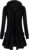 Flikity Womens Longline Hoodies Zipper up Knee Length Cardigan with Large Pockets Long Sleeve Tunics Casual Work Clothes Ladies Lightweight Jackets M-2XL