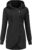 ELFIN Women’s Long Sleeve Zipper Hoodies Sweatshirt Jumper Jacket Coat Outwear Pullover Hoody