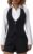 Acrawnni Women Y2K Waistcoat Vest Halter Neck Button Down Dressy Vests Tuxedo Suit Racerback Sleeveless Vintage Slim Fit Streetwear