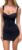 Women Y2K Lace Short Bodycon Mini Dress Summer Spaghetti Strap Trim Bandage Ruched Slit Sleeveless Party Dress for Cocktail Nightclub Beach