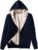 Ladies Plain Hoodie Winter Warm Fleece Lined Zip Up Jacket Coat for Women