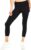 SHAZBRO Women’s High Waisted Black Gym Leggings with Pockets 7/8 Length Ladies Petite Workout Leggings for Women UK Compression Running Stretchy Yoga Pants