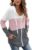 iChunhua Ladies Zip Up Long Sleeve Hooded Hoodies with Pockets