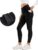 CRZ YOGA Women’s Fleece Lined Leggings with Pockets – 25 Inches High Waist Thermal Yoga Pants Winter Warm Workout Tights