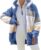 CMTOP Womens Teddy Hoodies Fleece Coats Winter Warm Sherpa Jacket Full Zip Up Hooded Cardigan Fuzzy Sweatshirt Long Sleeves Plush Fluffy Oversized Hoodie Outwear with Pockets, Drawstring