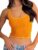 Danysu Women Rib Tank Top Padded Workout Top Square Neck Crop Tank Fitted Basic Cami Tops