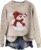 Women’s Hooded Casual Solid Color Christmas Santa Printed Long Sleeved Sweatshirt Leggings Sweatshirts