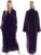 Oksun Womens Plus Size Fleece Dressing Gown Soft Bathrobe Full Length with Zipper