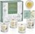 Aptliton Scented Candles Gifts for Women, Votive Candles Set of Fresh Linen, Vanilla, Jasmine, and Lemon, Soy Wax Candle Gift Set for Birthdays, Weddings, Christmas