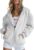 Jhsnjnr Women’s Long Sleeve Sweatshirts Casual Hooded Jackets with Pockets Oversized Zip Up Hoodies