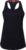 Sundried Womens Sports Vest Yoga Wear Sleeveless Racerback Training and Gym Tank Top (Black, S)