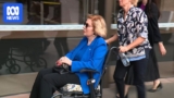 Former ABC chair Ita Buttrose asked about emails saying Antoinette Lattouf should ‘come down’ with an illness