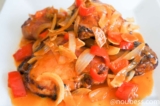 Delicious Chicken with Peppers and Onions