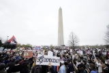 Thousands protest across the US against Trump and Musk at ‘Hands Off’ rallies