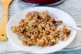 A Simple and Savory Rice with Green Lentils Dish