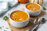 Pumpkin Carrot Soup (Spiced, Creamy & Vegan)