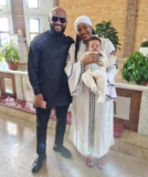 Actor Yul Edochie shares photo from the Baptism of his second son with Judy Austin