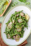 Blanched Asparagus Salad With Mint Gremolata