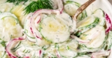 Creamy Cucumber Salad – Homemade Hooplah