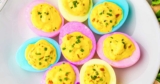 Easter Deviled Eggs (Pastel Colored Deviled Eggs)