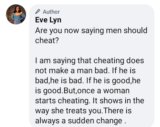 A man can cheat and still be good to you. A woman will cheat and treat you like trash – Nigerian lady says