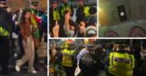 Police protect young female pro-life speaker from screaming pro-abortion mob in Manchester