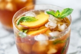 Peach Iced Tea with Mint – Leite’s Culinaria